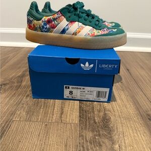 Adidas Liberty London Floral Samba Shoes